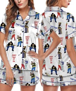 Happy Gilmore Adam Sandler Satin Pajama Set For Women