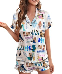 Mamma Mia Satin Pajama Set For Women
