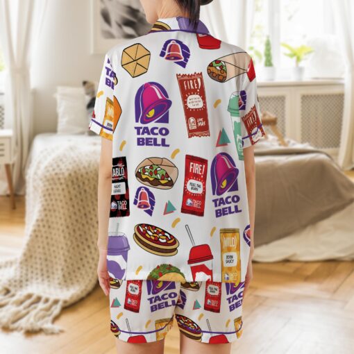 Taco Bell Pajamas Set For Women, Long Comfy Sleep, Comfort Pajama Set Gift - Image 2