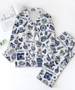 Alternative view of Dallas Cowboys We Dem Boys Pajamas Set