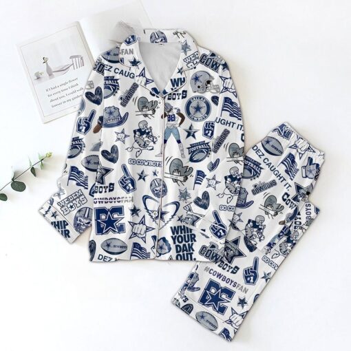 Dallas Cowboys We Dem Boys Pajamas Set - Image 2