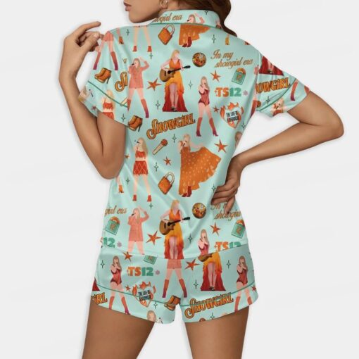 Life of a Showgirl TS12 Silk Satin Pajamas Set For Women - Image 4