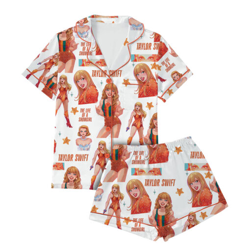 Tay Tay The Life Of A Show Girl Satin Pajamas Set - Image 2