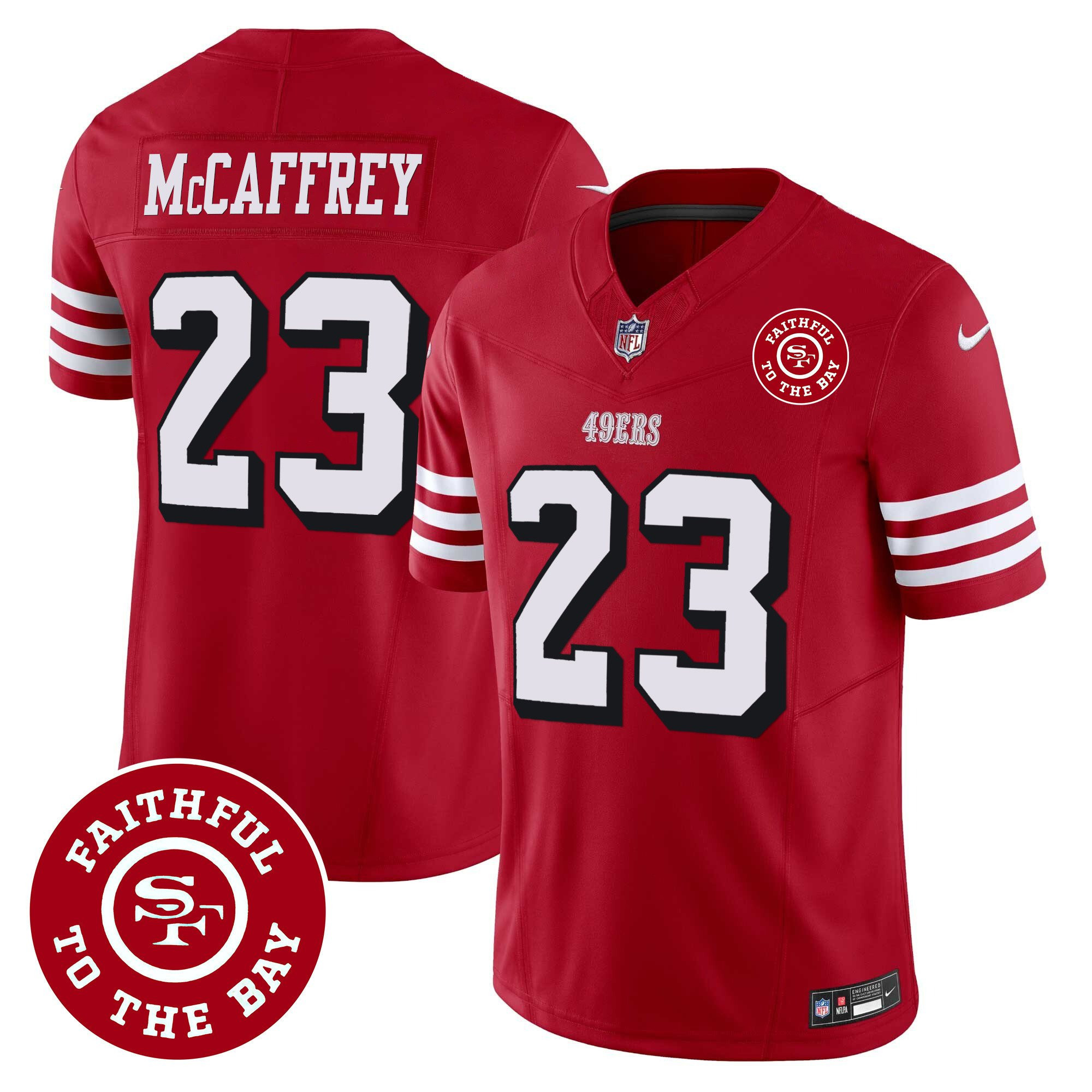 All Players San Francisco 49ers Faithful To The Bay Patch Vapor Jersey - Men - Image 7