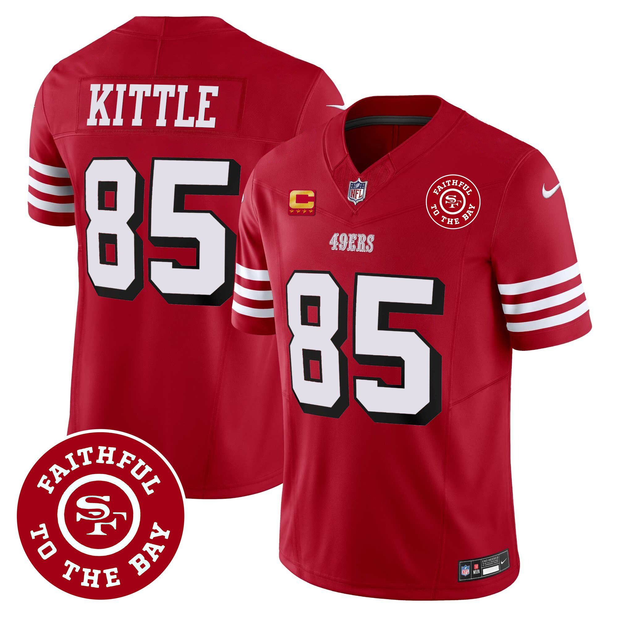 All Players San Francisco 49ers Faithful To The Bay Patch Vapor Jersey - Men - Image 18