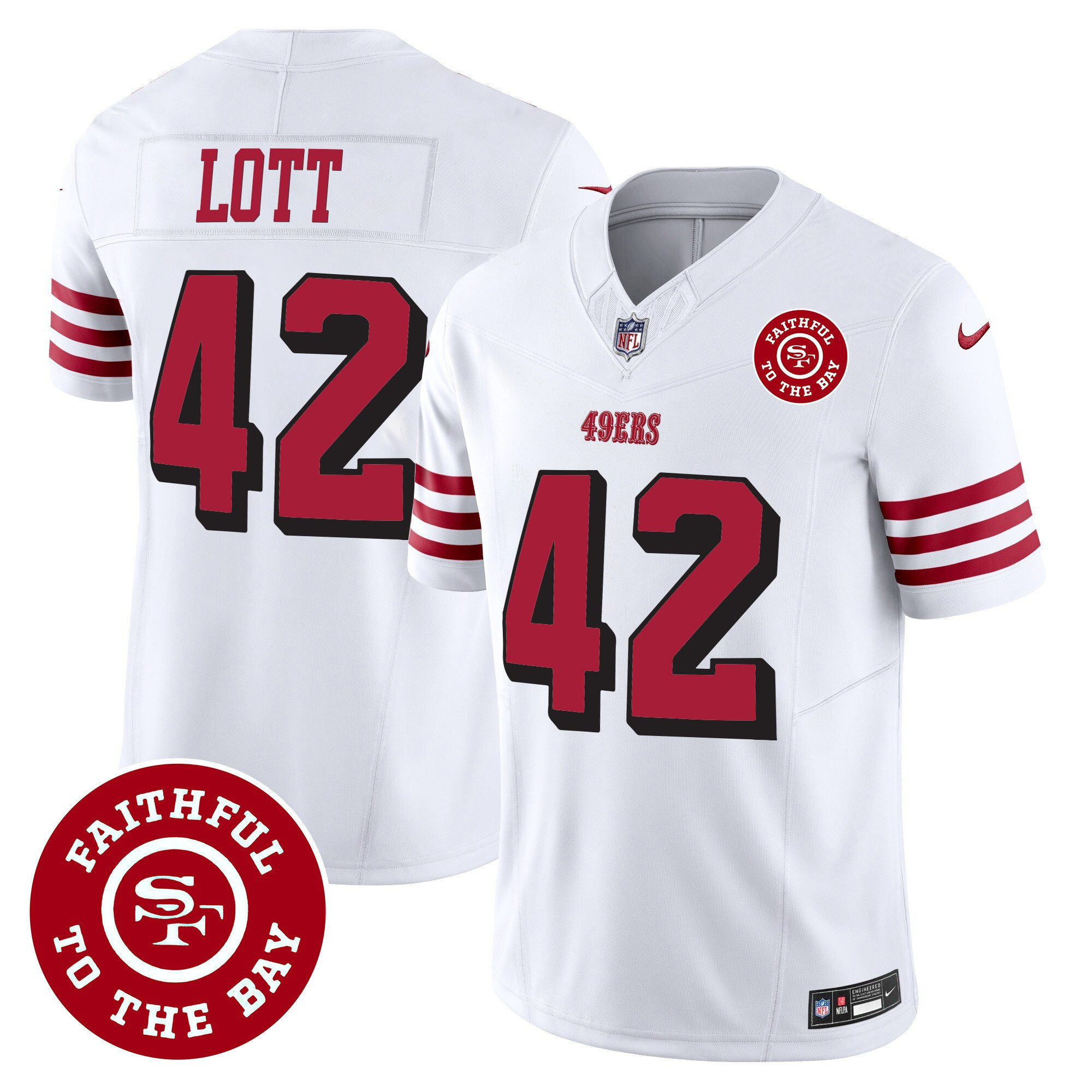 All Players San Francisco 49ers Faithful To The Bay Patch Vapor Jersey - Men - Image 33