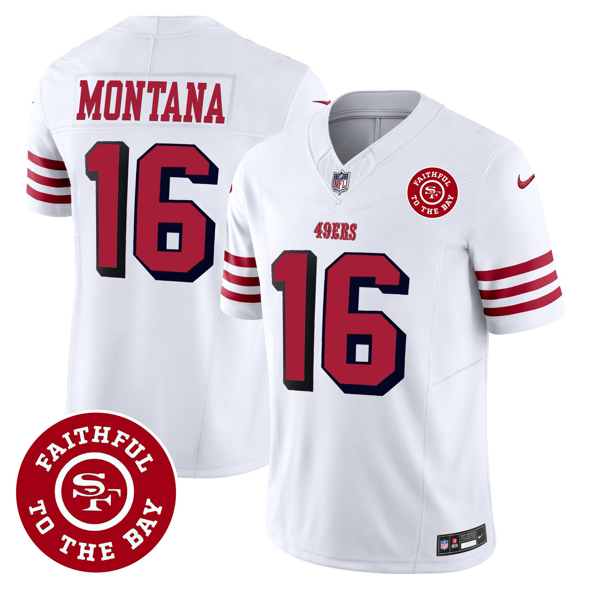 All Players San Francisco 49ers Faithful To The Bay Patch Vapor Jersey - Men - Image 27