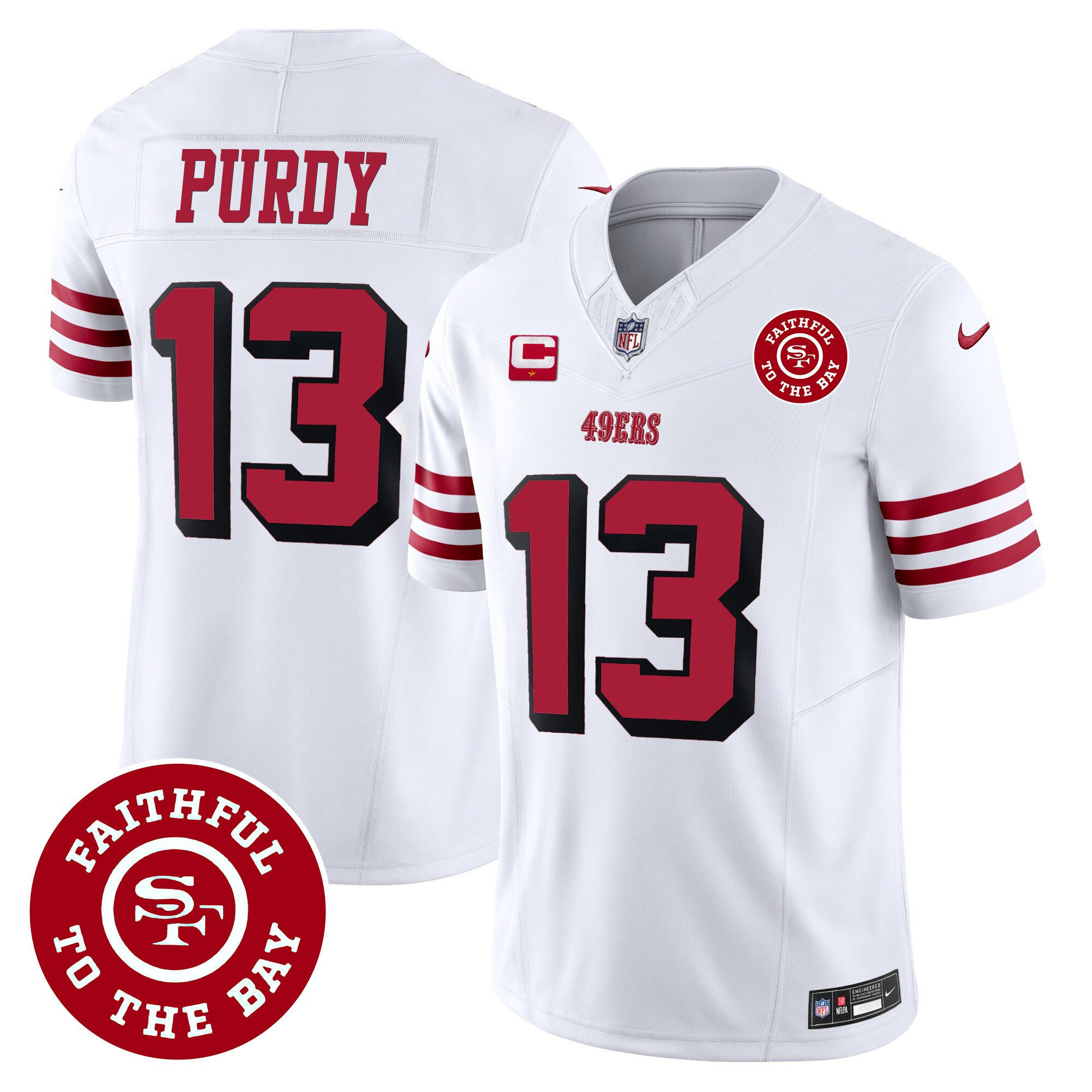 All Players San Francisco 49ers Faithful To The Bay Patch Vapor Jersey - Men - Image 4