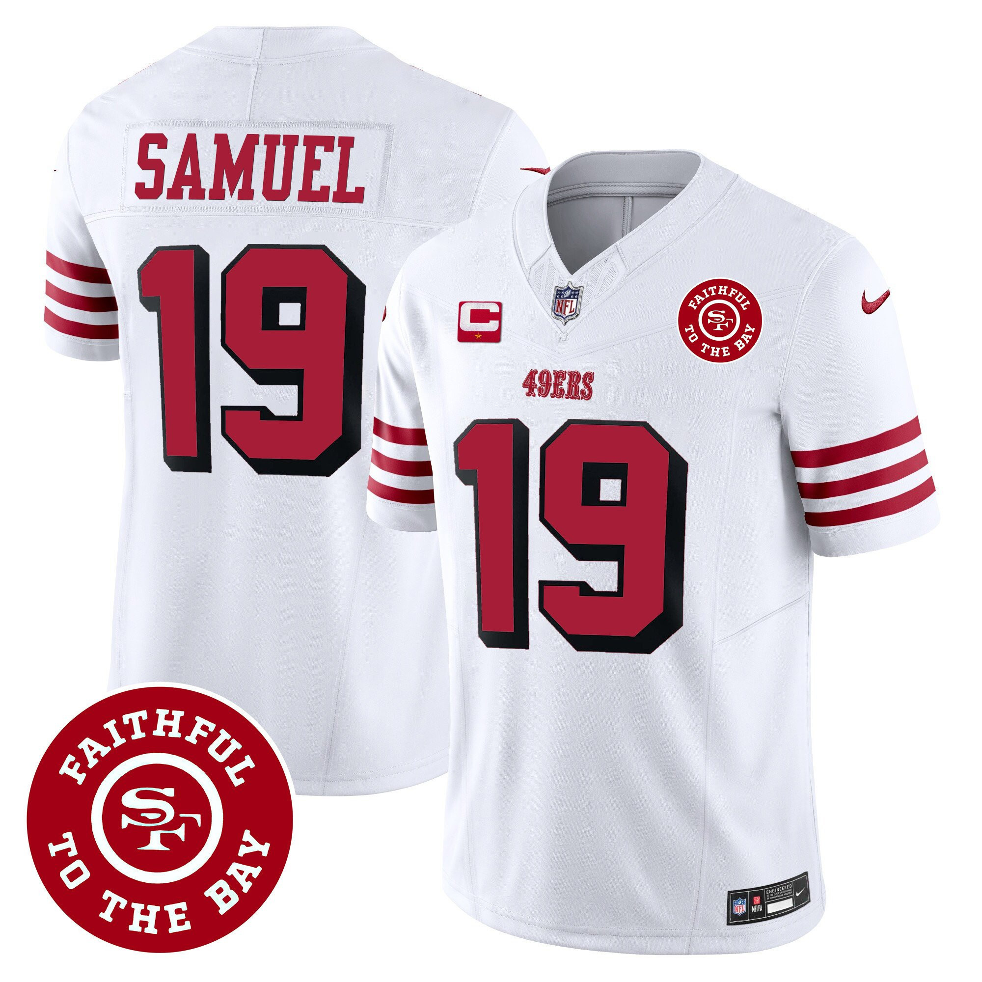 All Players San Francisco 49ers Faithful To The Bay Patch Vapor Jersey - Men - Image 12