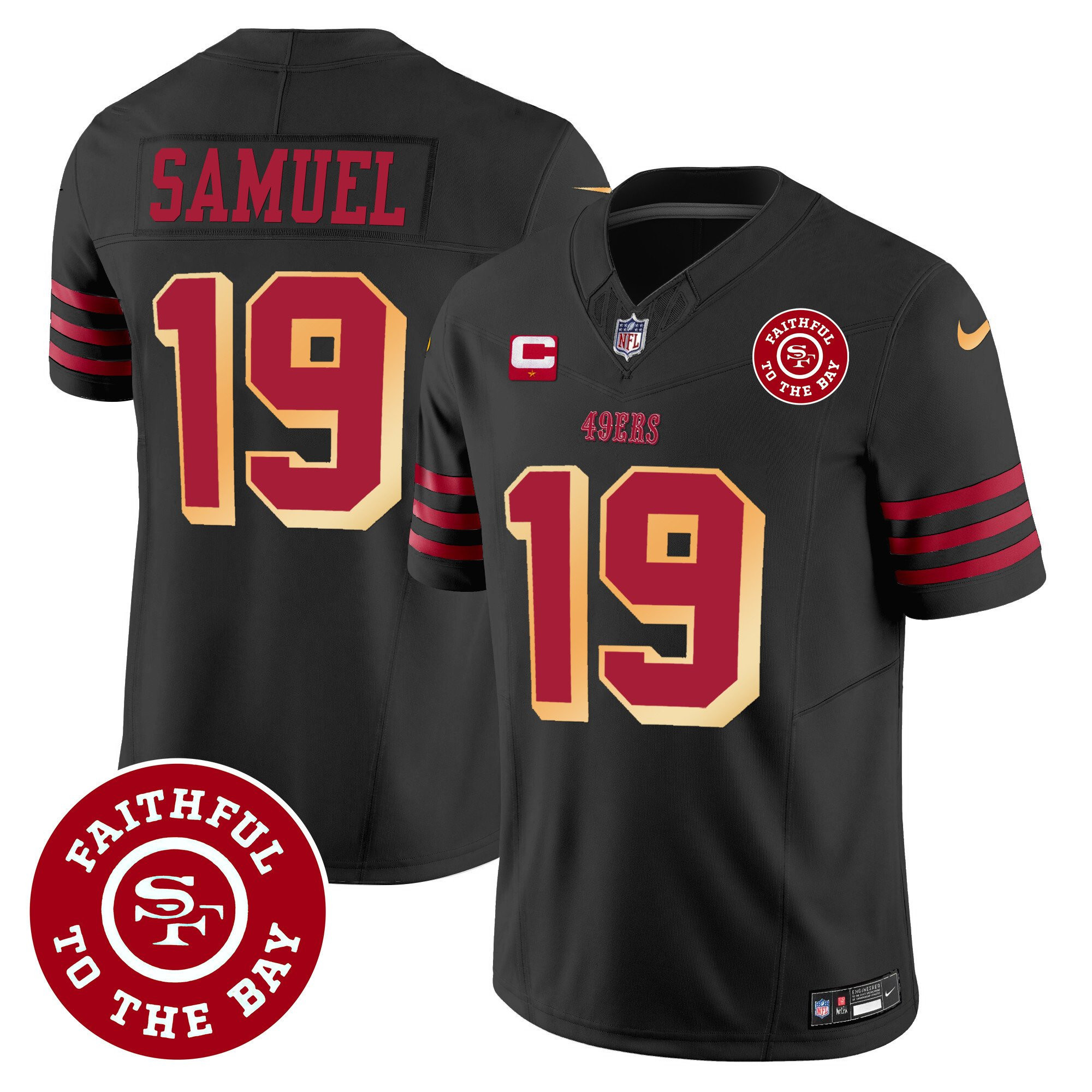 All Players San Francisco 49ers Faithful To The Bay Patch Vapor Jersey - Men - Image 10