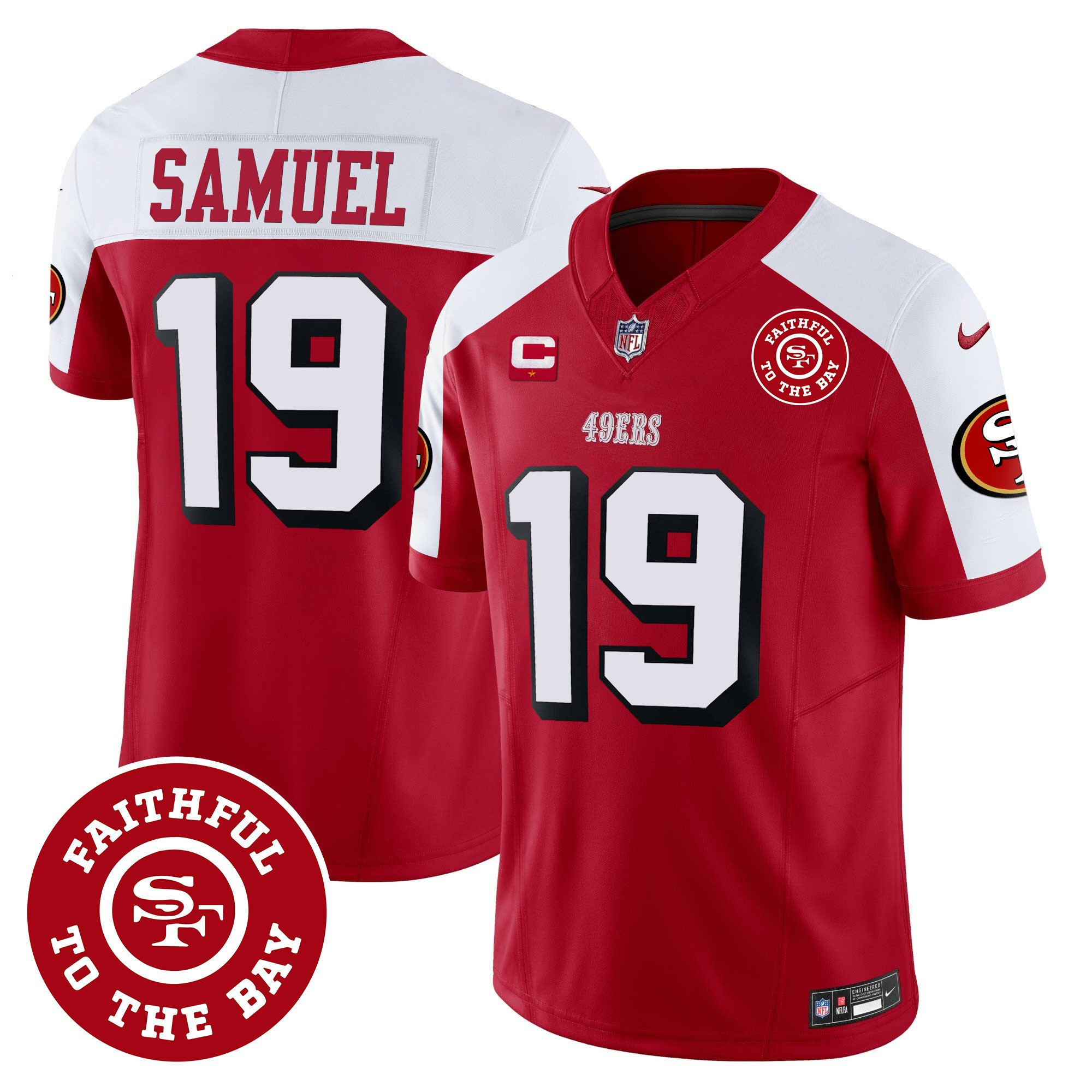 All Players San Francisco 49ers Faithful To The Bay Patch Vapor Jersey - Men - Image 13