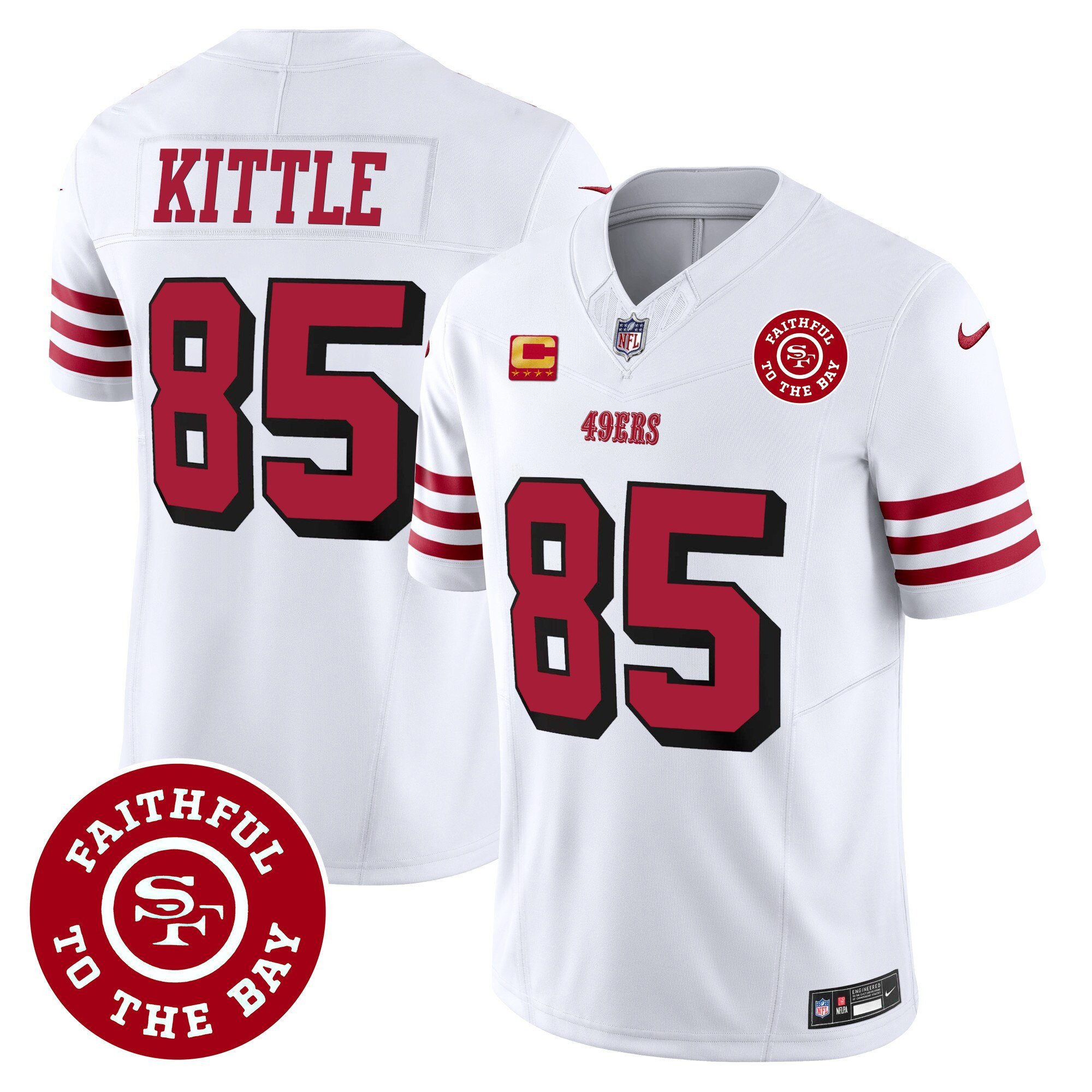 All Players San Francisco 49ers Faithful To The Bay Patch Vapor Jersey - Men - Image 19