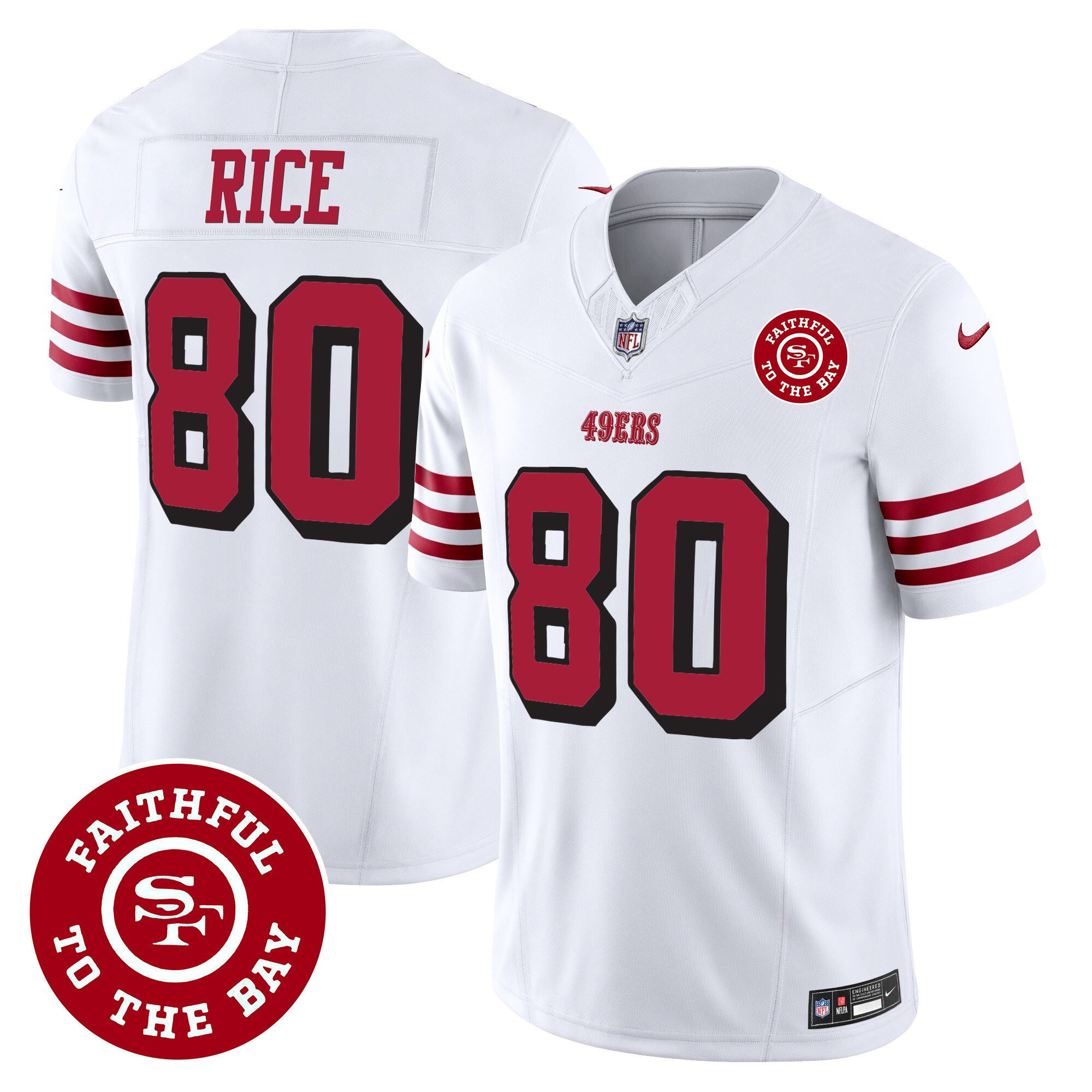 All Players San Francisco 49ers Faithful To The Bay Patch Vapor Jersey - Men - Image 23