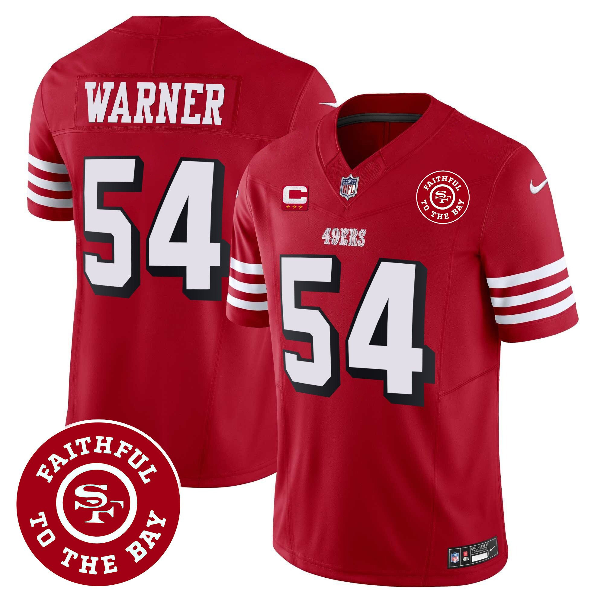 All Players San Francisco 49ers Faithful To The Bay Patch Vapor Jersey - Men - Image 15