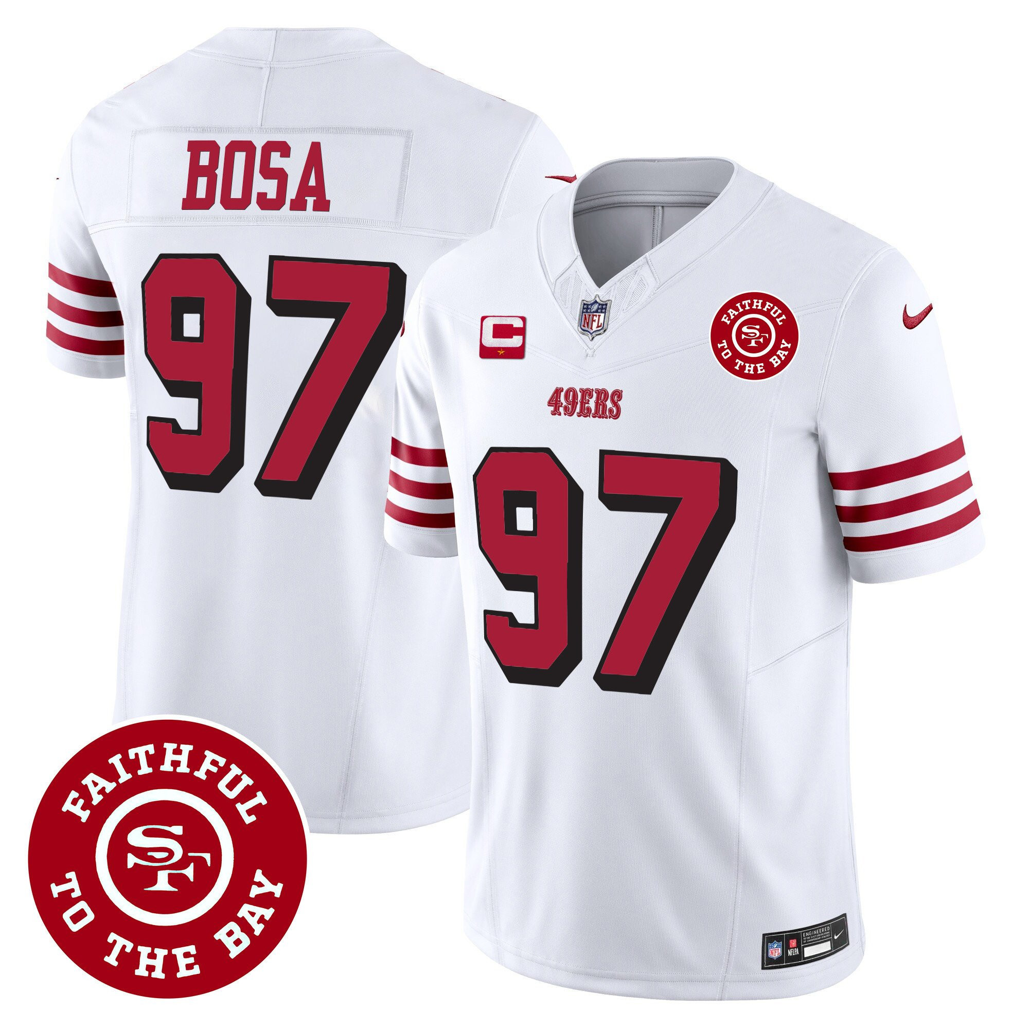 All Players San Francisco 49ers Faithful To The Bay Patch Vapor Jersey - Men - Image 39