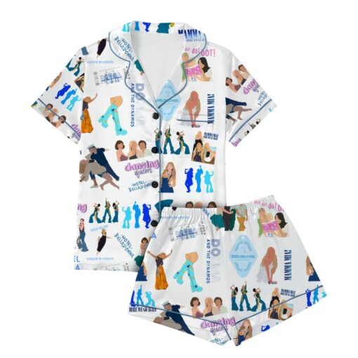 Mamma Mia Satin Pajama Set For Women - Image 2