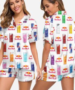 Red Bull Satin Pajama Set For Women
