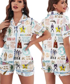 Hamilton Pajamas Set, American Musical Pajamas Set, Broadway Musical Pajamas Set, Rise Up Pajamas, Hamilton Musical , Alexander Hamilton 88