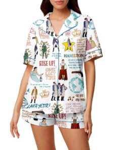 Alternative view of Hamilton Pajamas Set, American Musical Pajamas Set, Broadway Musical Pajamas Set, Rise Up Pajamas, Hamilton Musical , Alexander Hamilton 88