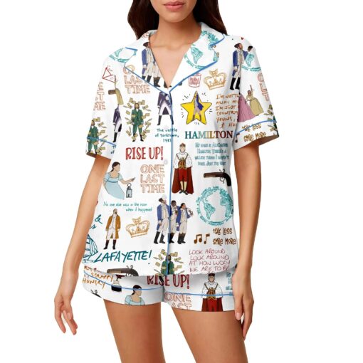 Hamilton Pajamas Set, American Musical Pajamas Set, Broadway Musical Pajamas Set, Rise Up Pajamas, Hamilton Musical , Alexander Hamilton 88 - Image 2