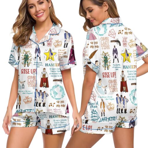 Hamilton Pajamas Set, American Musical Pajamas Set, Broadway Musical Pajamas Set, Rise Up Pajamas, Hamilton Musical , Alexander Hamilton 88 - Image 3