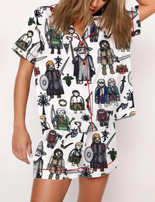 Women's The Lord Of The Rings Satin Pajama Set - Image 3