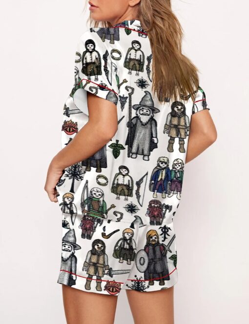 Women's The Lord Of The Rings Satin Pajama Set - Image 2