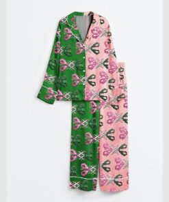 Alternative view of Wicked Scissors Satin Pajama Set