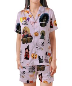 Alternative view of Hocus Pocus Sanderson Sisters Satin Pajamas Set