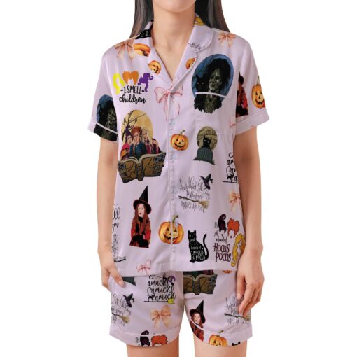 Hocus Pocus Sanderson Sisters Satin Pajamas Set - Image 2
