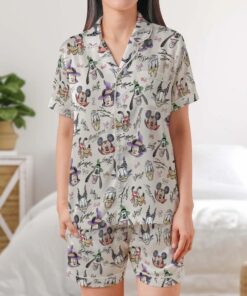 Alternative view of Mickey & Friends Halloween Satin Pajamas Set