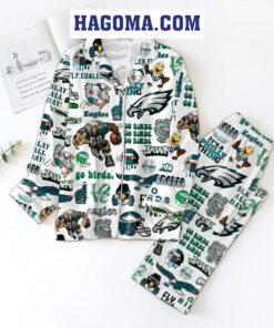 Alternative view of Philadelphia Eagles Go Birds Fly Eagles Fly Pajamas Set