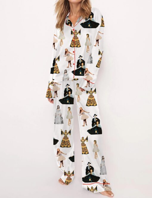 Christine The Phantom Of The Opera Satin Pajama Set For Women - Image 2