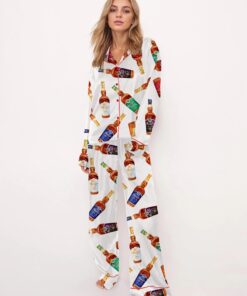 Alternative view of Kentucky Bourbon Whiskey Satin Pajama Set