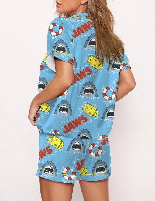 JAWS Shark Satin Pajama Set - Image 3