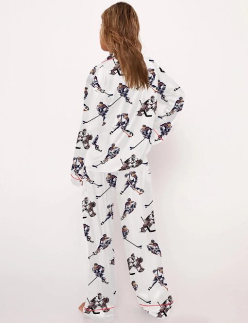 Hockey Satin Pajama Set - Image 6