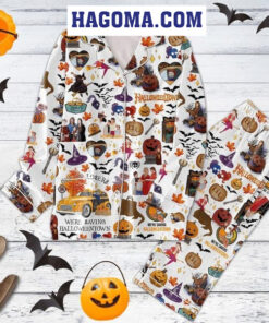 Alternative view of Halloween Town Benny’s Taxi Company Pajamas Set