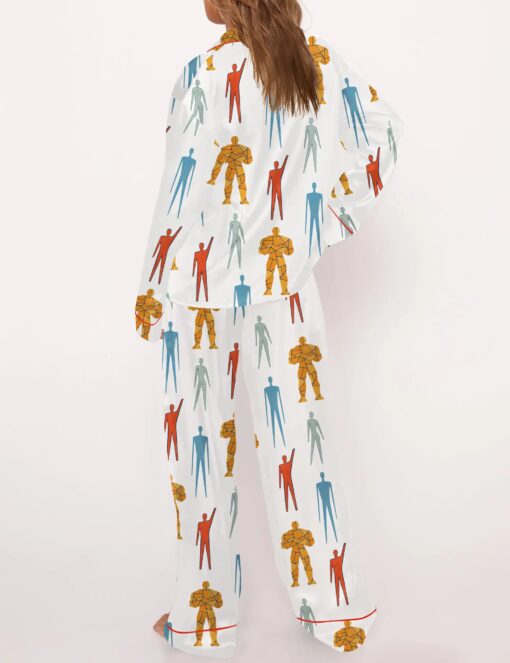 Fantastic Four Superhero Silky Satin Pajama Set For Women - Image 5