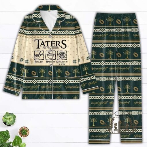 Lord Of The Ring Pajamas, Potato Taters Pajamas, Movie Pajamas, Lord Of The Ring - Image 2