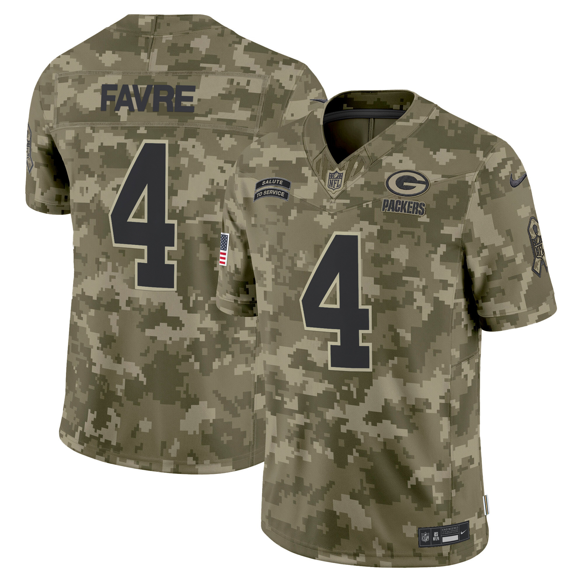 Men's Green Bay Packers 2024 Salute to Service Vapor Limited Jersey - All Stitched - Image 24