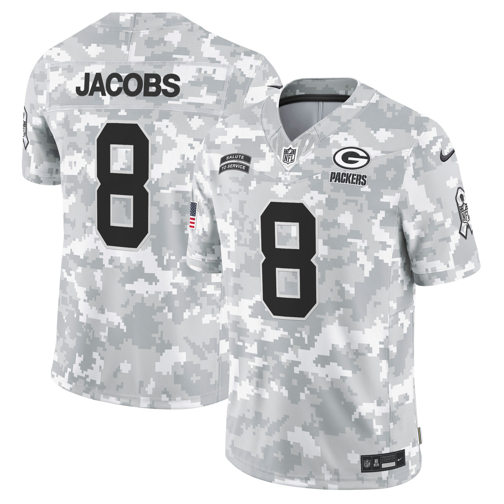 Men's Green Bay Packers 2024 Salute to Service Vapor Limited Jersey - All Stitched - Image 2