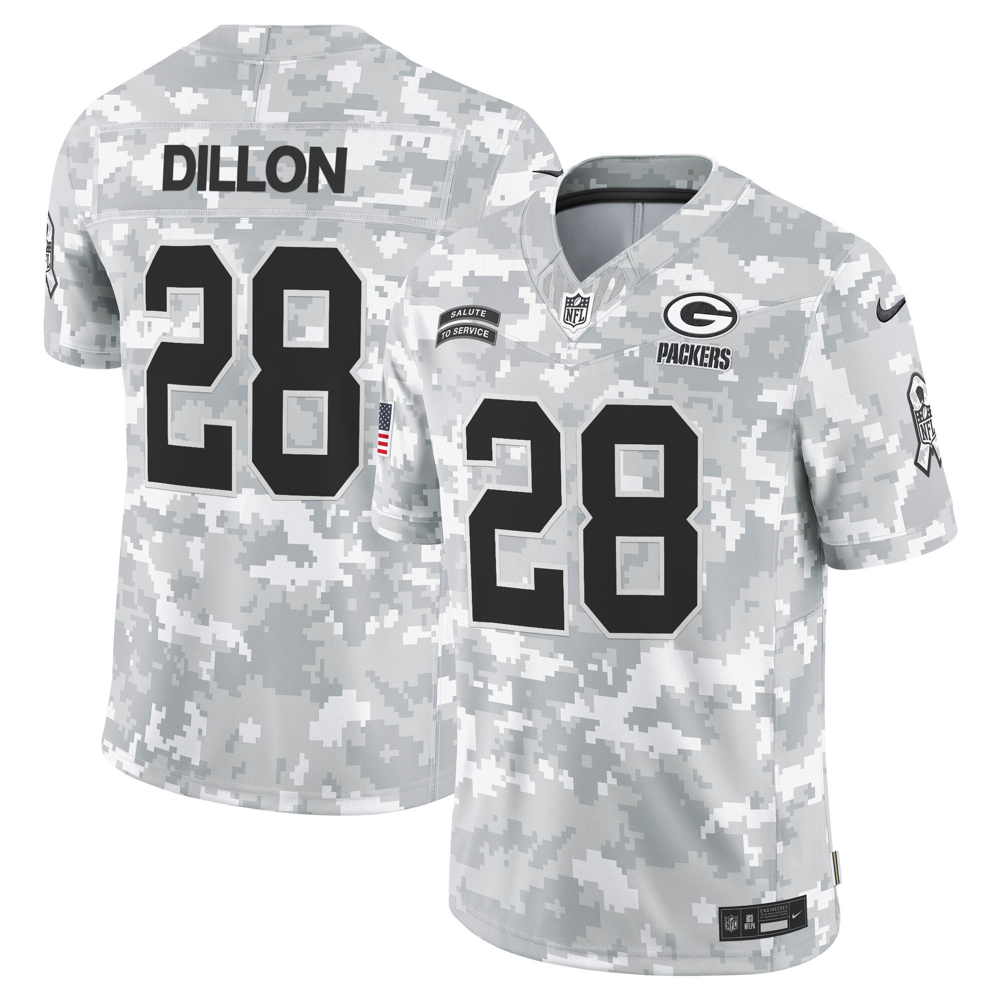 Men's Green Bay Packers 2024 Salute to Service Vapor Limited Jersey - All Stitched - Image 3