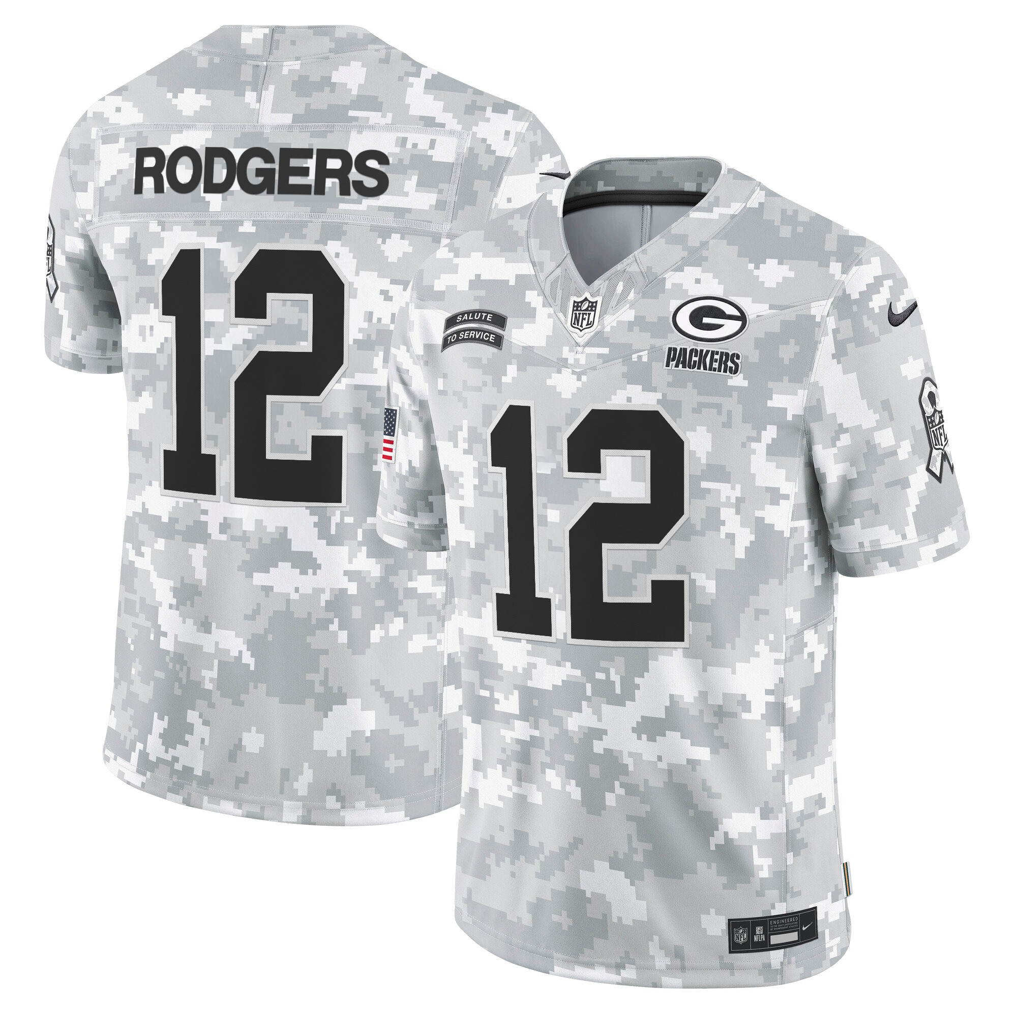 Men's Green Bay Packers 2024 Salute to Service Vapor Limited Jersey - All Stitched - Image 5
