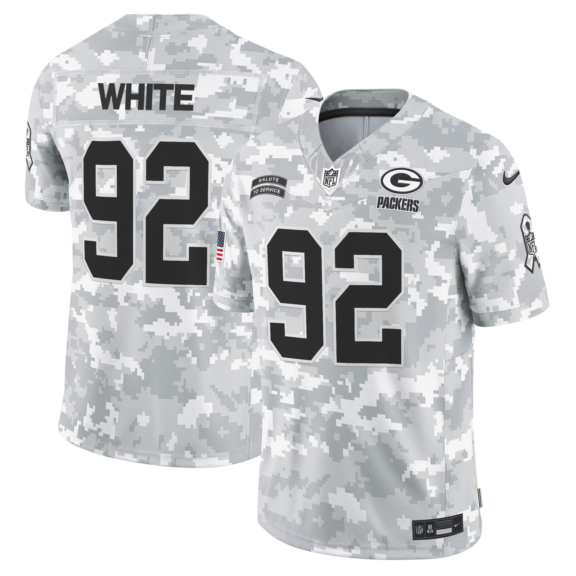 Men's Green Bay Packers 2024 Salute to Service Vapor Limited Jersey - All Stitched - Image 7