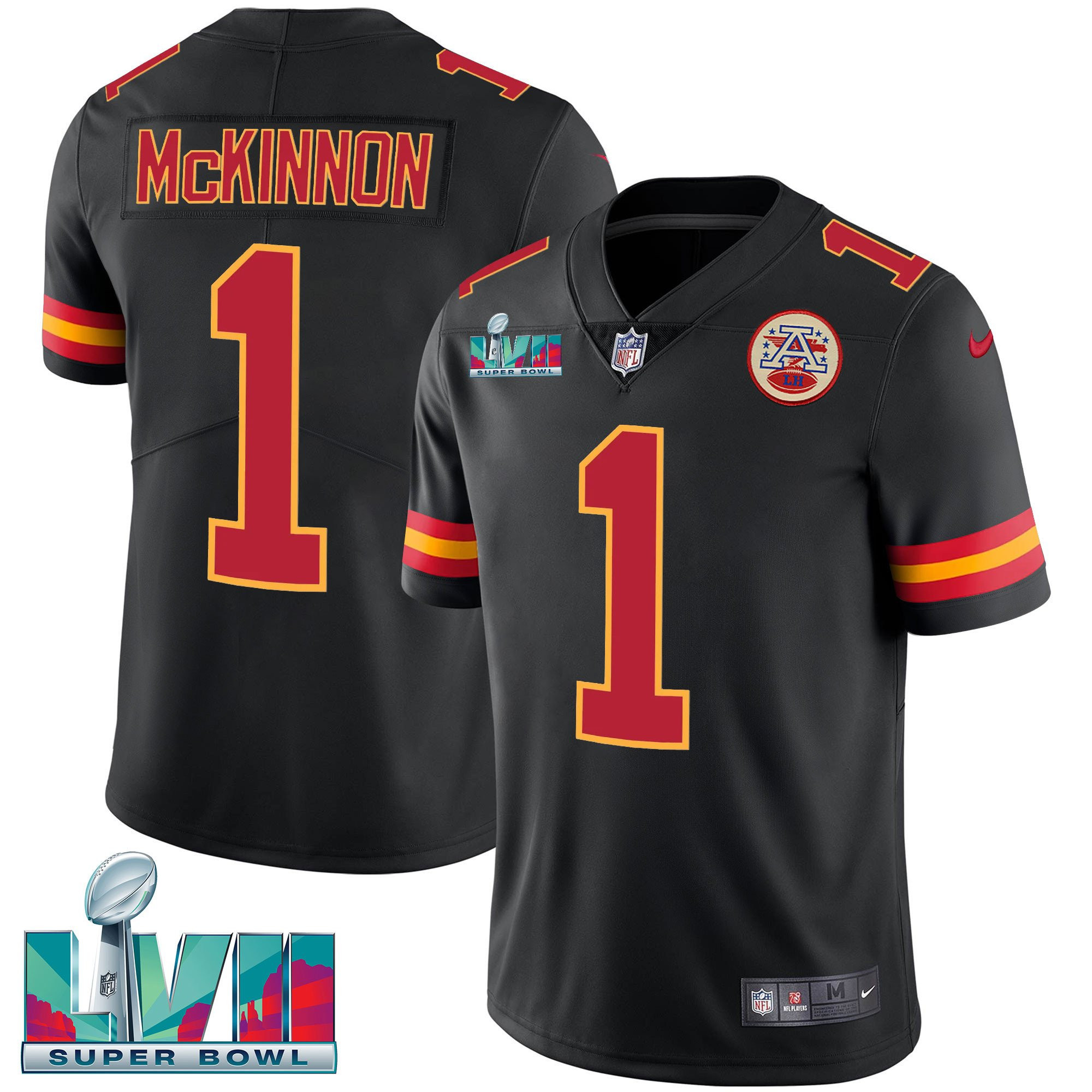 Men's Kansas City Chiefs Super Bowl LVII Vapor Player Jersey - All Stitched - Image 12