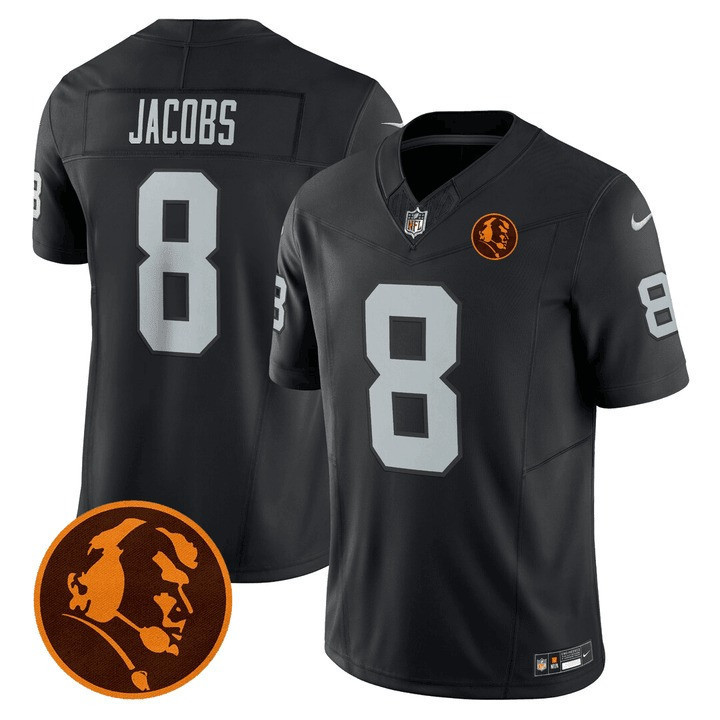 Men's Las Vegas Raiders John Madden Honoring Patch Vapor Jersey - All Stitched - Image 2
