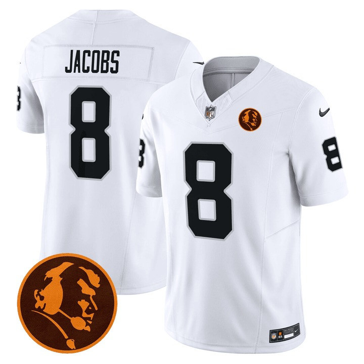 Men's Las Vegas Raiders John Madden Honoring Patch Vapor Jersey - All Stitched - Image 6