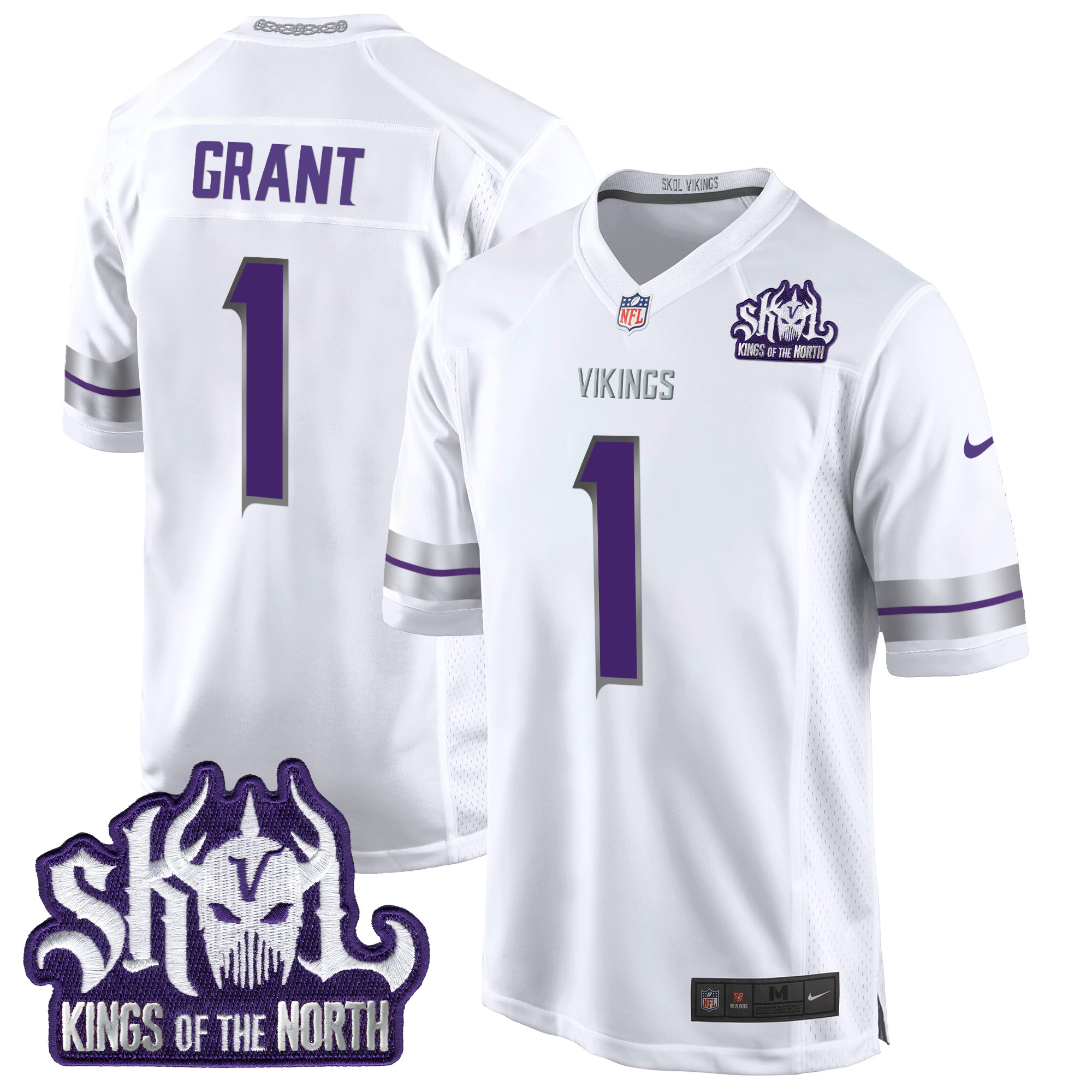 Men's Minnesota Vikings 2024 Winter Warrior Skol Patch Game Jersey - All Stitched - Image 15