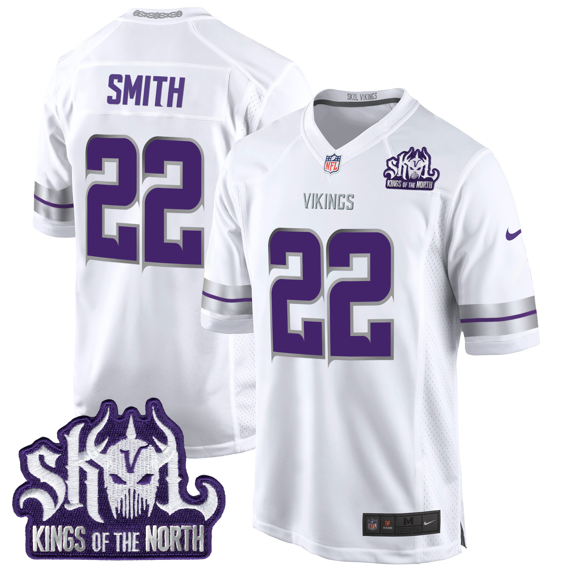 Men's Minnesota Vikings 2024 Winter Warrior Skol Patch Game Jersey - All Stitched - Image 16