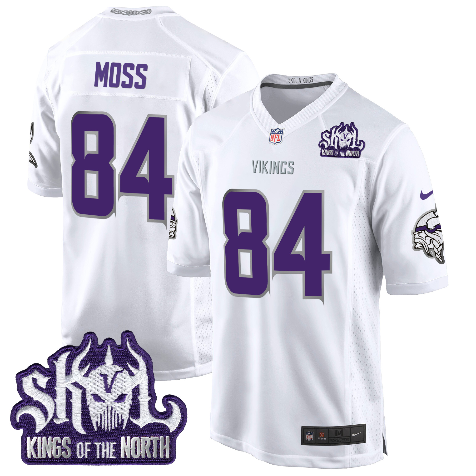 Men's Minnesota Vikings 2024 Winter Warrior Skol Patch Game Jersey - All Stitched - Image 9